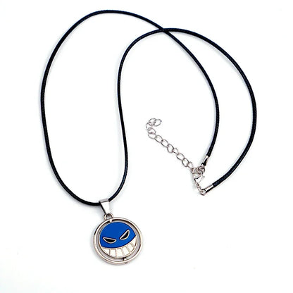 Unisex Trendy Anime Rotating Arrow Pendant Necklace Zinc Alloy Choker Charm Gift