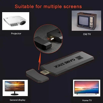 2024 GD10 X2 Pro 4K HD Portable TV Game Console With Dual Rechargeable Wireless Controllers 64GB 128GB 256GB 58,000 Games