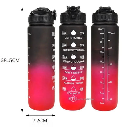 1L Leakproof Sport Water Bottle For Travel Fitness Cycling