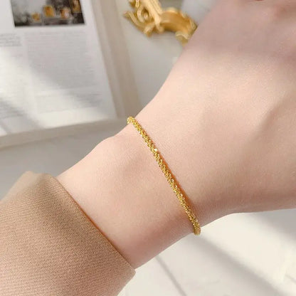 Sparkling Starry Summer Anklet Bracelet Necklace Jewelry Gift bracelet A gold