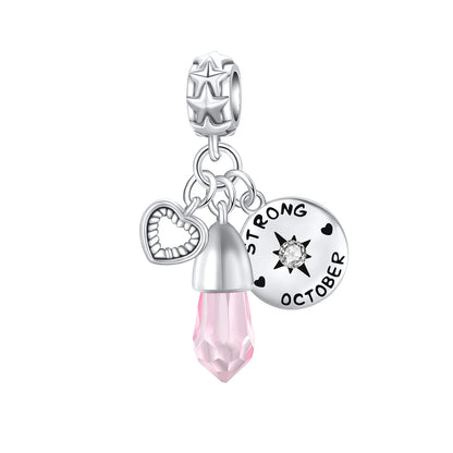Original 925 Sterling Silver Magic Cube Charm Bead Pendant with Zircon for Bracelet and Necklace Jewelry