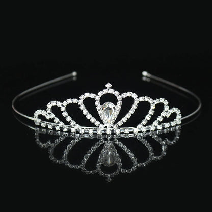 Elegant Crystal Princess Tiaras for Girls Wedding Party Hair Accessories