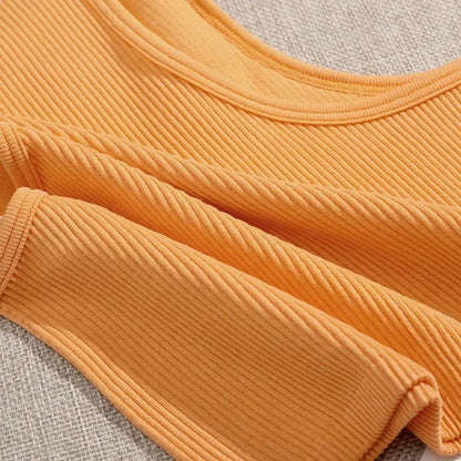Women’s Seamless Rib-Knit Crop Top Elastic Sleeveless Casual Streetwear Tank