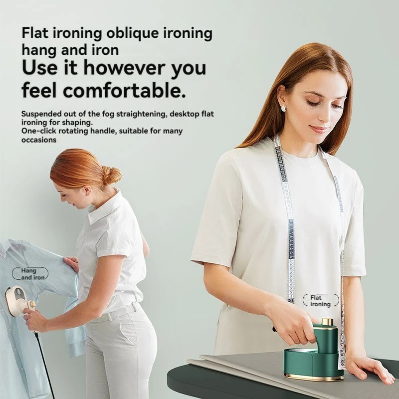 Handheld Steam Ironing Press Tuxedo Steamer Tool 100-240V White