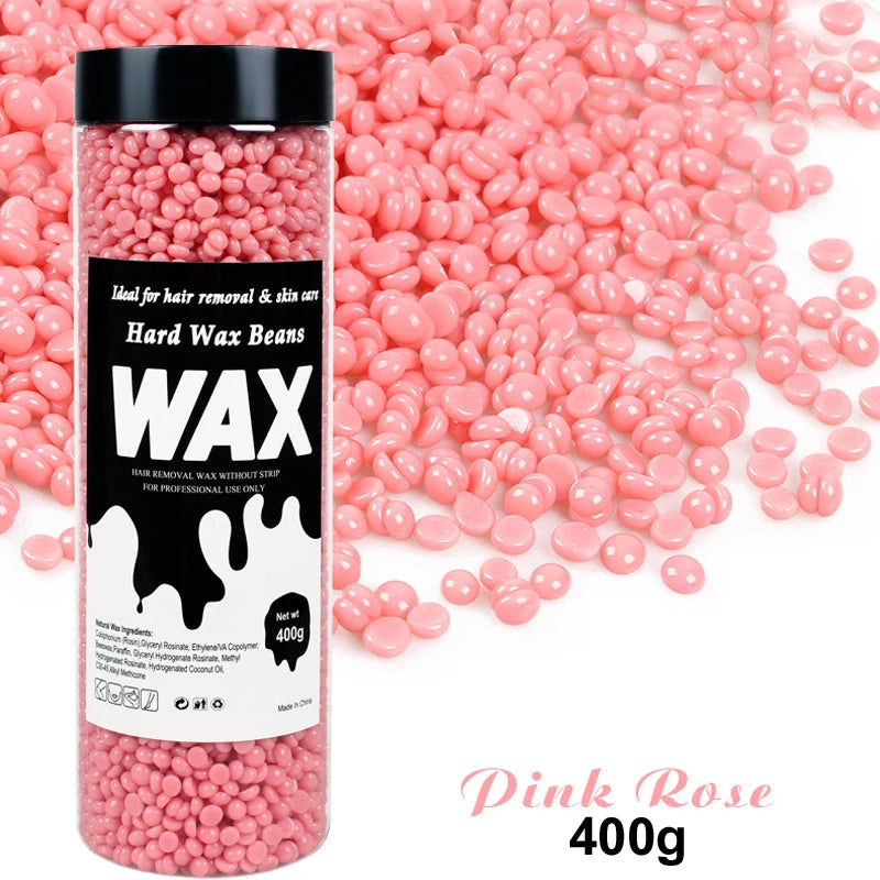 Painless Hot Film Waxing Beads for Bikini Face Legs Body Hair Removal 200g/400g