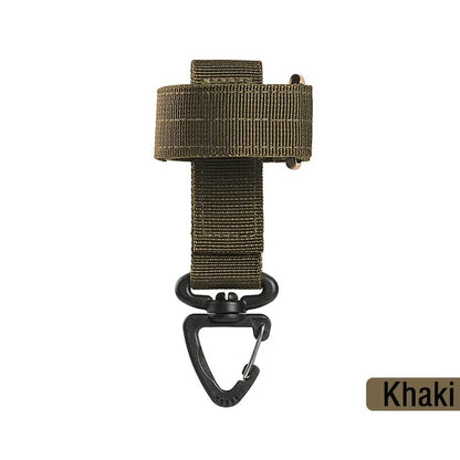 Mountaineering Buckle Outdoor Keychain Tactical Gear Clip Tan