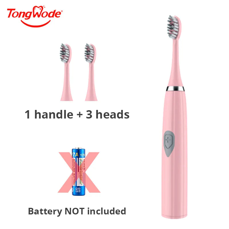Tongwode Electric Toothbrush Soft Bristle IPX6 Waterproof Oral Care Essential Electric Toothbrush