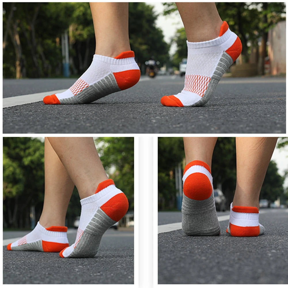 6 Pairs Women Cushioned Sports Socks Anti Odor Arch Support