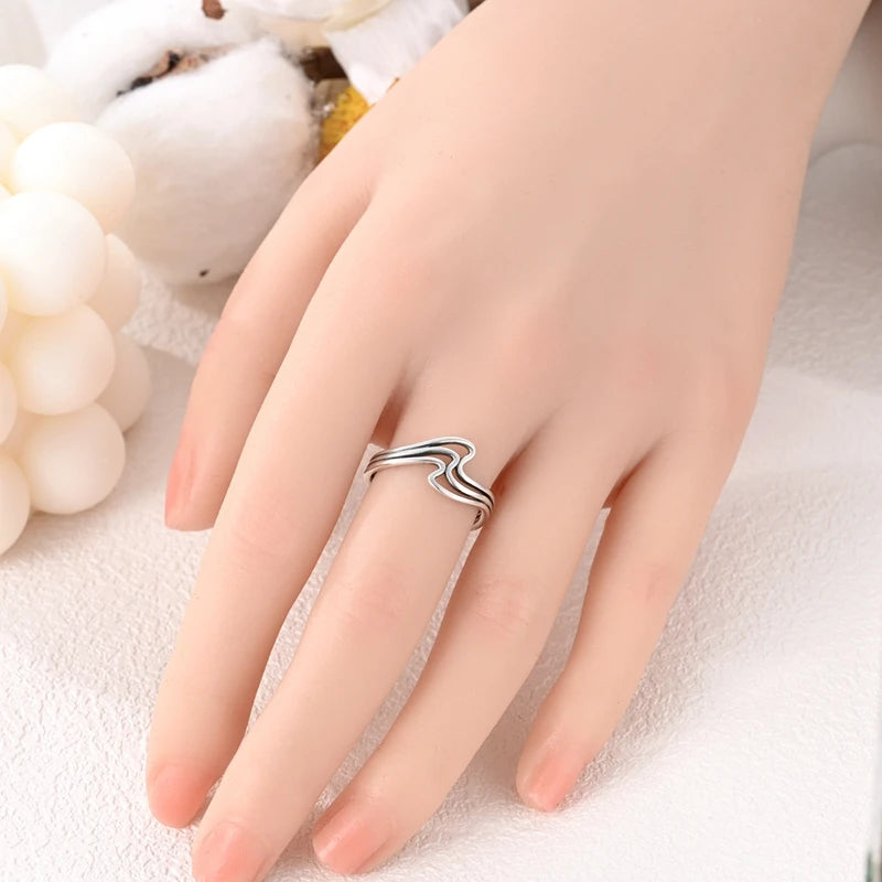 Elegant 925 Sterling Silver Heart Shaped Zircon Ring for Women Perfect for Engagement or Wedding Gift SER150