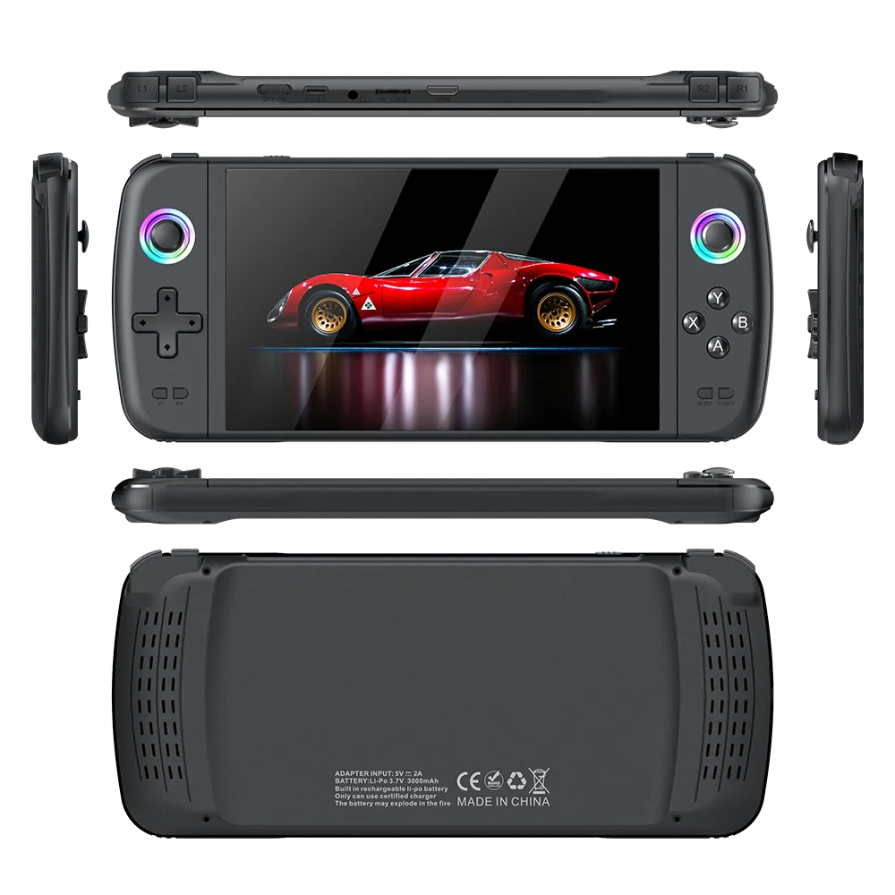 7 Inch Big Screen M27 Portable Retro Handheld Game Console 1024x600 Display Linux EmuElec Support Mini HDMI Over 20000 Games 3000mAh Battery Expandable To 256GB
