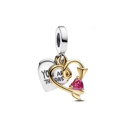European 925 Sterling Silver Football and Basketball DIY Charm Bead for Bracelet and Necklace Jewelry for Women