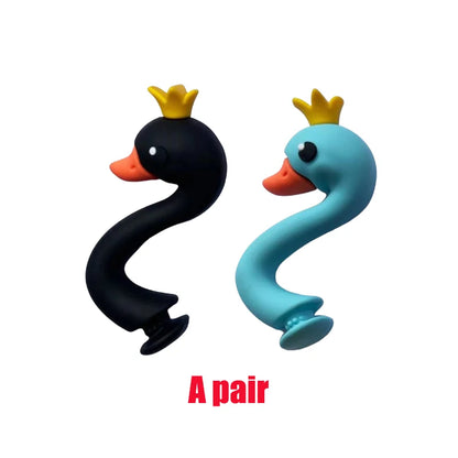 Whimsical 3D Swan Shoe Charms PVC Accessories for Customizing Shoes and Bags