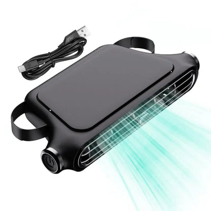 USB Charging Auto Cooling Air Fan for Vehicle 3 Speed Adjustable Truck Backseat Fans