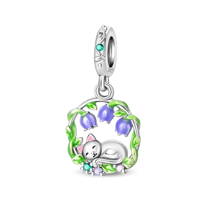 925 Sterling Silver Animal Charms Set Elephant Cat Capybara Swan Zircon Beads for DIY Necklace and Bracelet Jewelry Gift