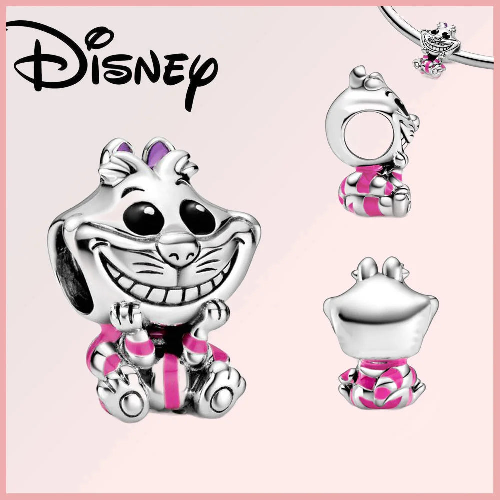 Disney 925 Sterling Silver Stitch Minnie Winnie Dangle