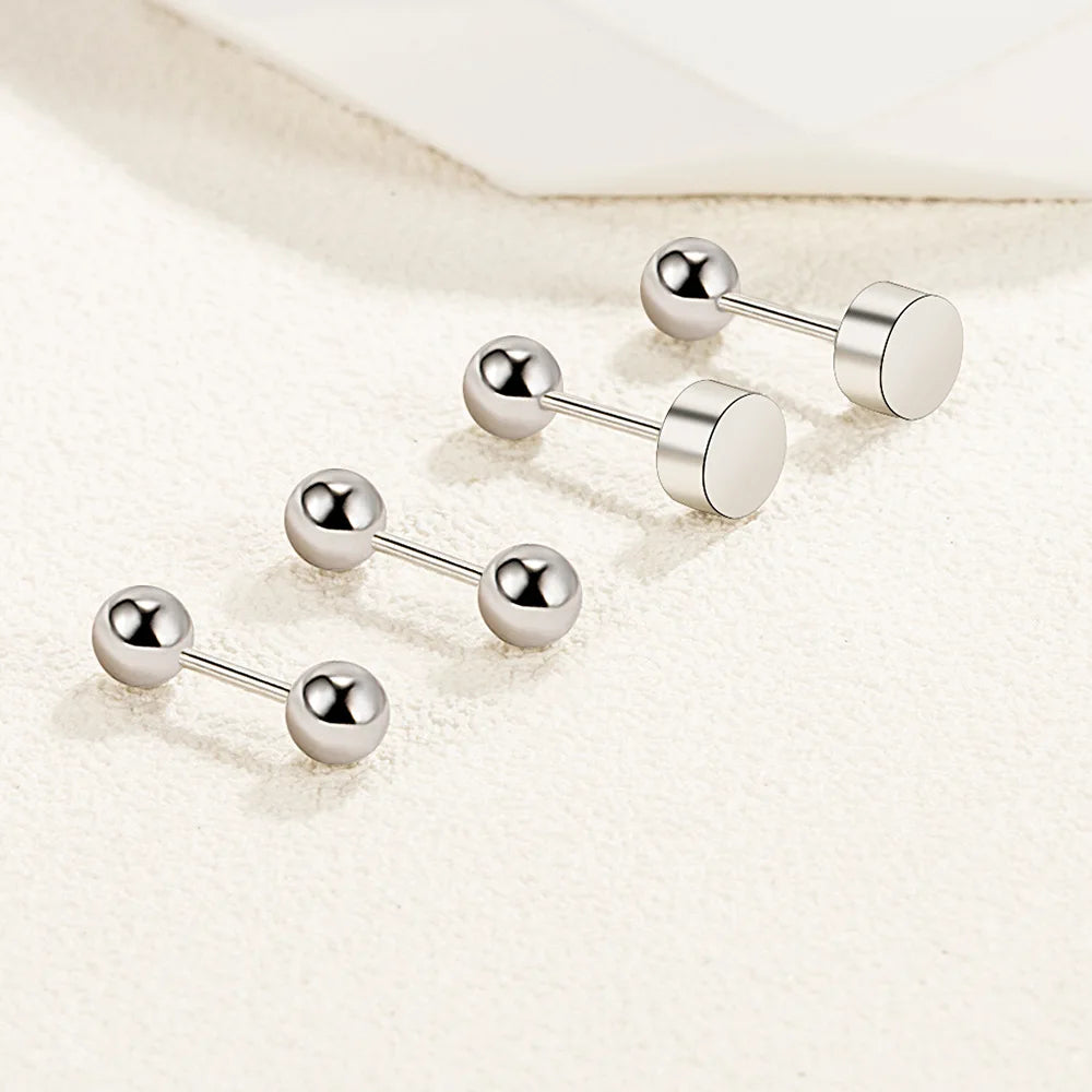 Elegant 925 Sterling Silver Star Cube Stud Earrings for Women by GaaBou