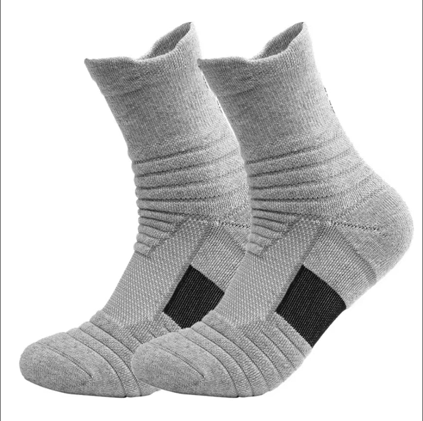 3 Pairs Unisex Performance Running Socks Breathable Cushion Ankle Support Anti Slip Sports Socks for Men and Women