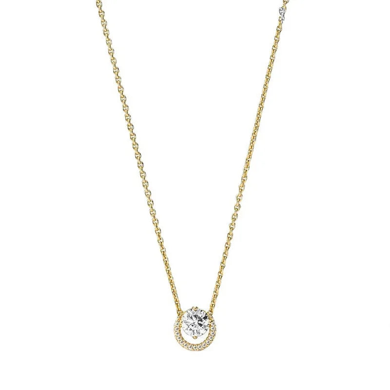 Zircon Love Heart Pendant Necklace Top Rated DIY Jewelry Charm for Women B2914