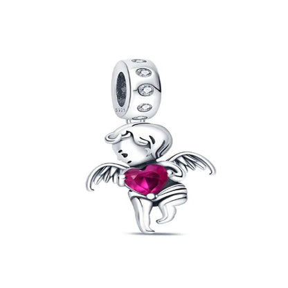 Sunflower Evil Eye Charm 925 Silver Plated Bead for DIY Bracelets Women's Jewelry B2674