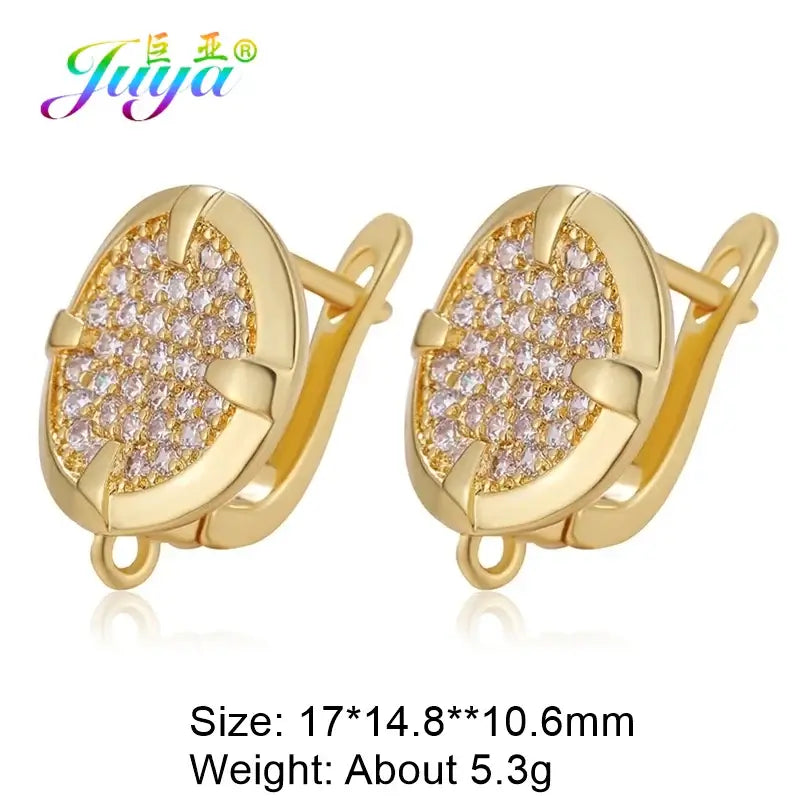 Juya 18K Gold Plated Earwire Hooks for DIY Fashion Jewelry Gold 15