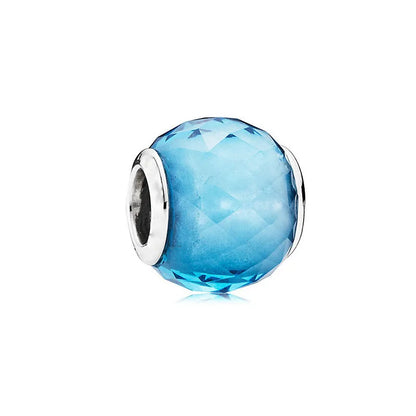 2025 Trendy 925 Silver Colorful Glass Beads for European Bracelets DIY Exquisite Jewelry