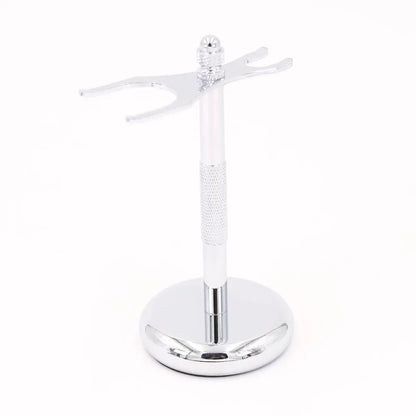 Yaqi Men's Premium Shaving Brush and Razor Stand Set for Superior Grooming