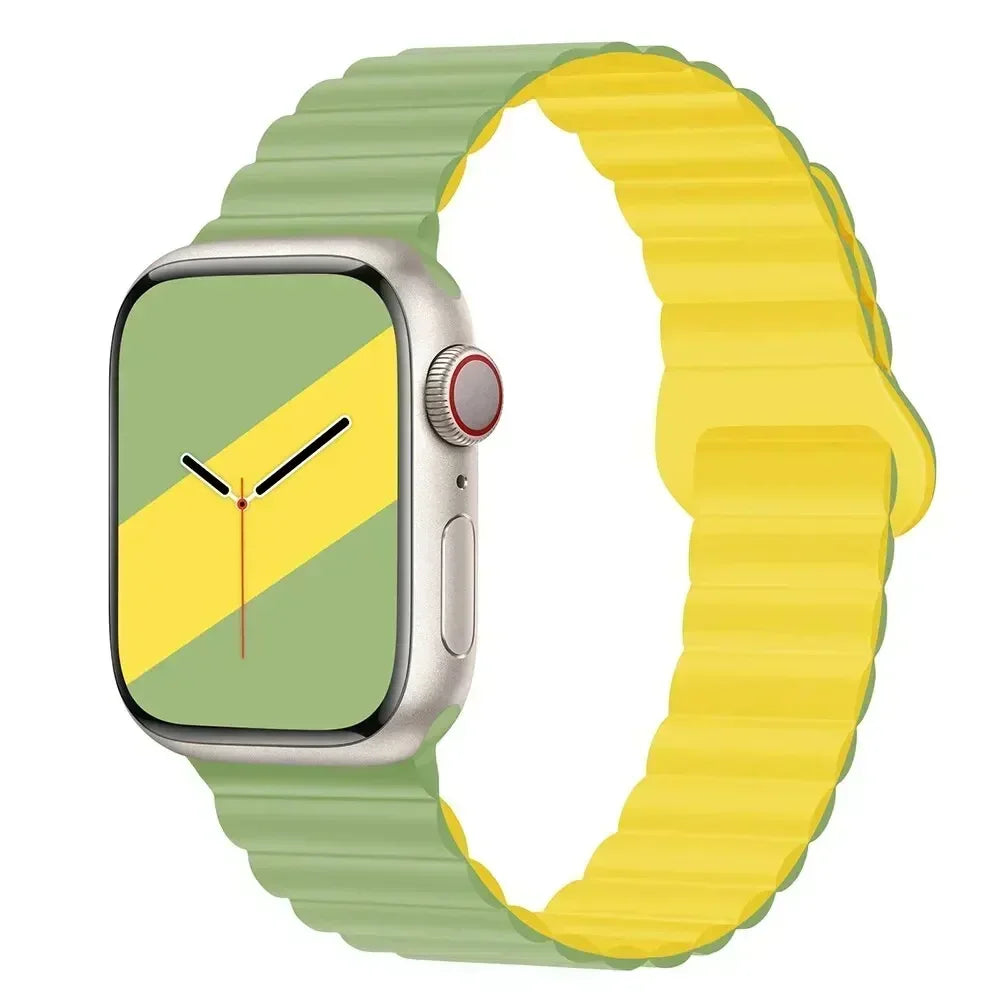 New 2025 Liquid Silicone Magnetic Band For Apple Watch