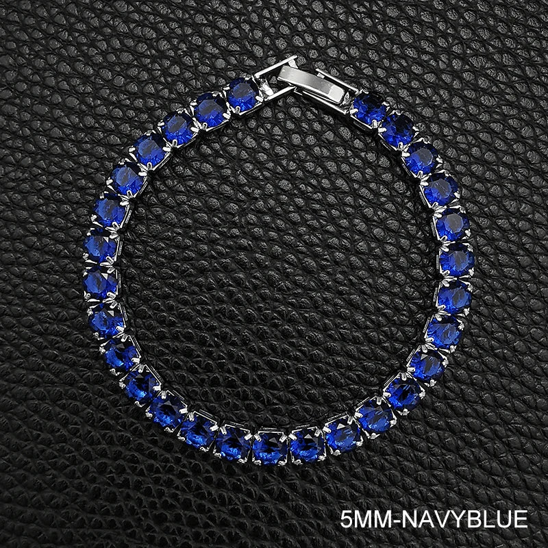 Elegant Sterling Silver CZ Tennis Bracelet for Women Wedding Fashion Jewelry