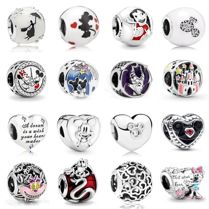 925 Silver Dress Pendant Charms for European Bracelets
