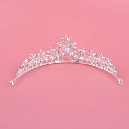 Stunning Pearl Bridal Jewelry Set - Top-Rated Tiara, Earrings & Necklace for Your Dream Wedding Silver 2