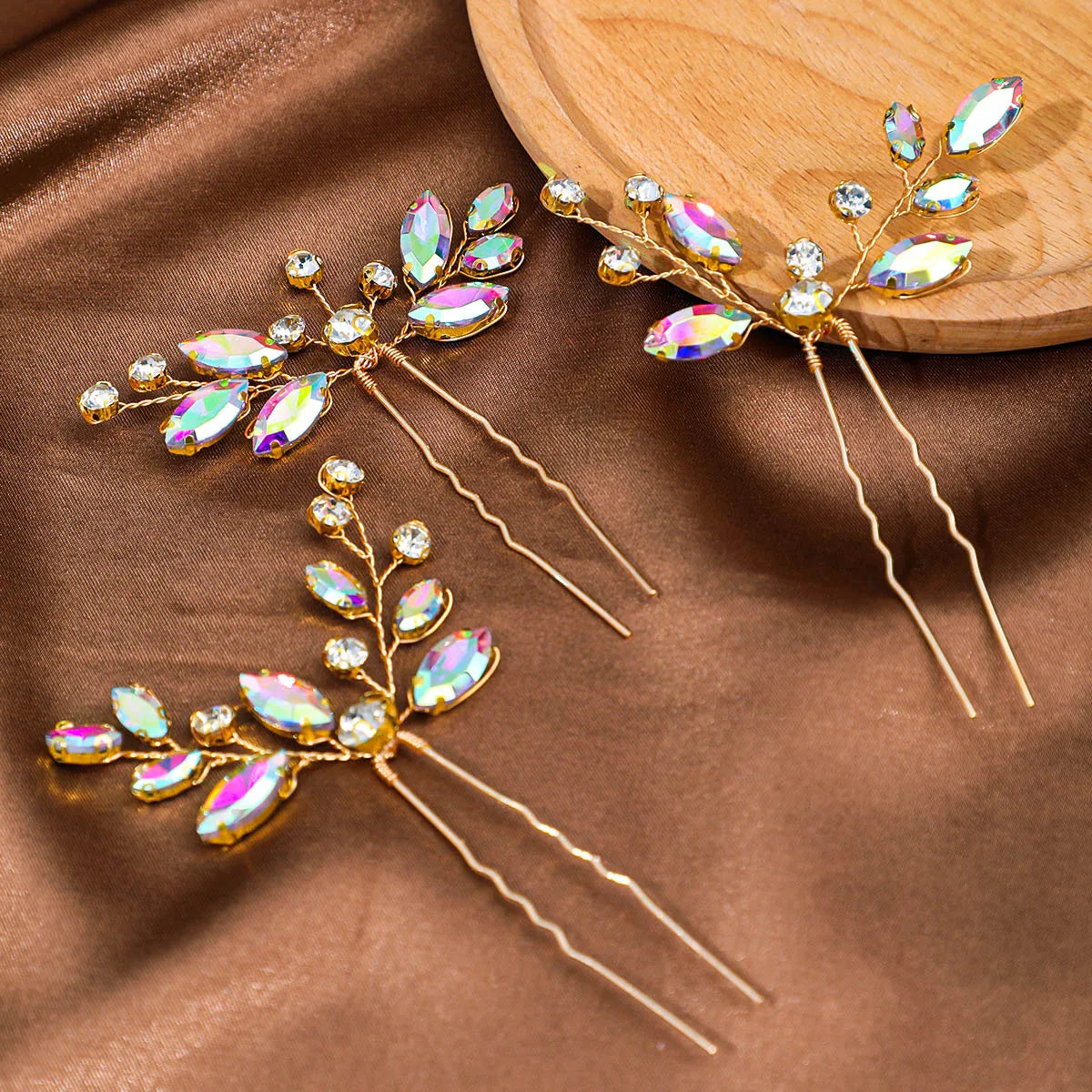 Elegant Bridal Hairpins for Girls - U-Shaped Wedding Hair Clips and Prom Accessories