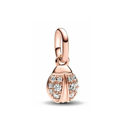2025 Hot Selling 925 Silver ME Series Golden Tooth Elephant Pendant for European Original ME Bracelet DIY Charm Jewelry