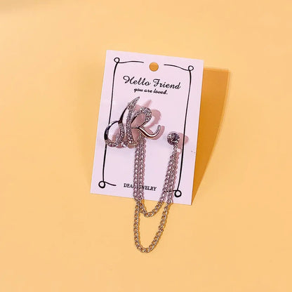 Men and Women Tassel Chain Suit Brooch Alloy Fashion Accessory H1337 22