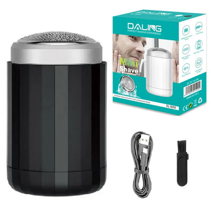 Mini Waterproof Electric Shaver for Men Powerful Rechargeable Facial Razor with Fast Charging and Wet Dry Functionality