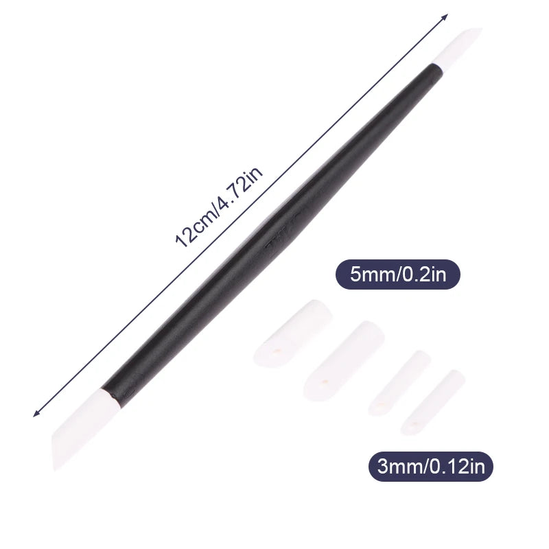PT-WP Panel Line Eraser Wipe Stick Soft Cotton Head Model Cleaning Tool for Precise DIY Assembly and Detail Work