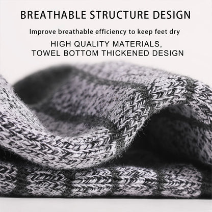 Cotton Thickened Low Cut Running Socks Breathable Mesh