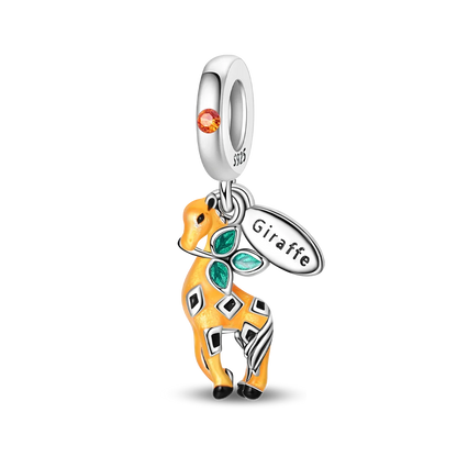 925 Sterling Silver Animal Charms Set Elephant Chameleon Fish Cat Beads for DIY Bracelets Pendant Fine Jewelry Gift