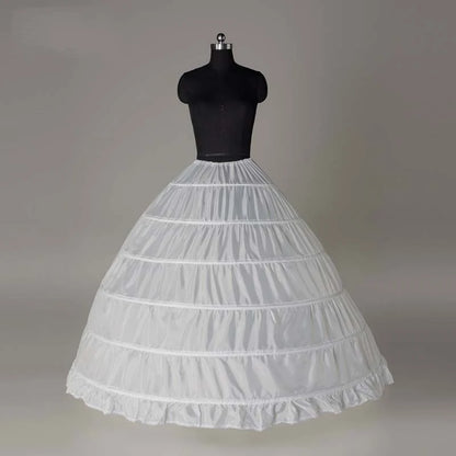Elegant Bridal Crinoline Petticoat Underskirt for Ball Gown Dresses