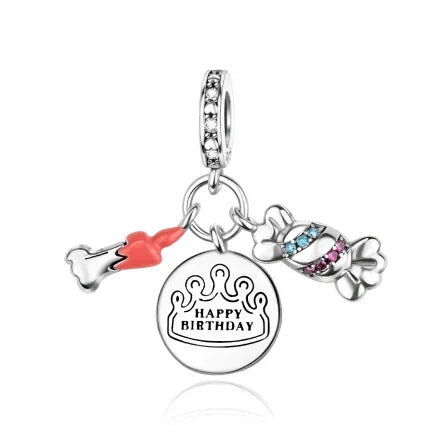 925 Sterling Silver Colorful Airplane Boat Camera Juice Charms Beads for DIY Necklace and Bracelet Jewelry Gifts