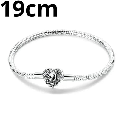 925 Sterling Silver Adjustable Gold Cross Virgin Mary Blue Eye Zircon Charm Bracelet for Women Birthday Gift