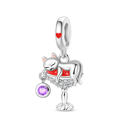 925 Sterling Silver Animal Charms Set Elephant Chameleon Fish Cat Beads for DIY Bracelets Pendant Fine Jewelry Gift