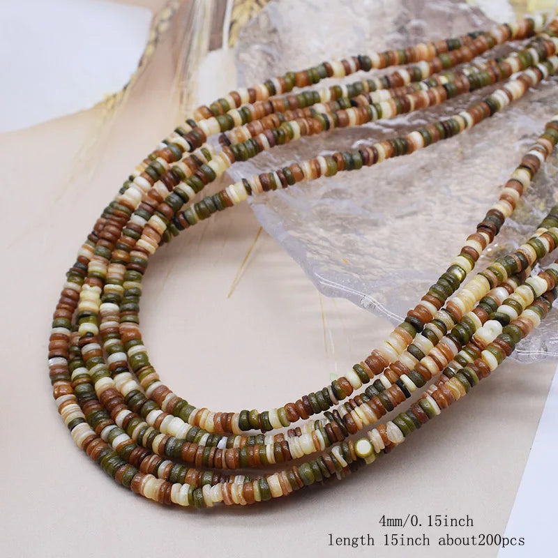 Natural Freshwater Mother of Pearl Shell Beads for DIY Jewelry Making