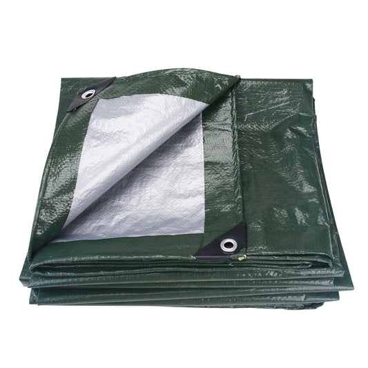 Heavy Duty Waterproof Large Tarpaulin Tarp 5x4m Multipurpose Outdoor Garden Backyard Canopy Rain Cover