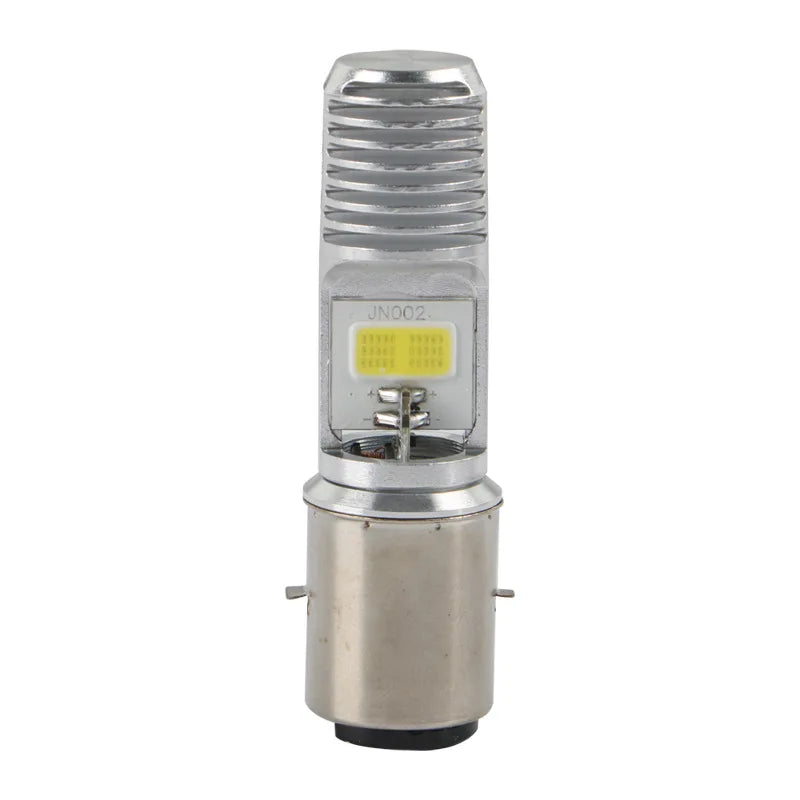 LED Headlight H4 H6 P15D 2COB 6000K Motorcycle Fog Light
