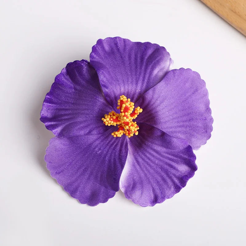 Hawaiian Flower Hair Clips Set for Summer Beach Weddings and Party Celebrations