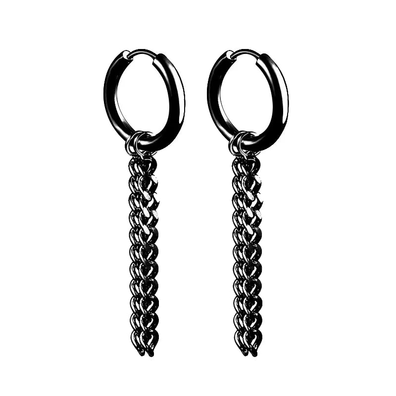 Punk Stainless Steel Stud Earrings Set for Men and Women Type20