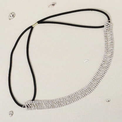 Luxury Pearl Rhinestone Beaded Hairband Lace Crown Crystal Bridal Tiara for Weddings and Special Events