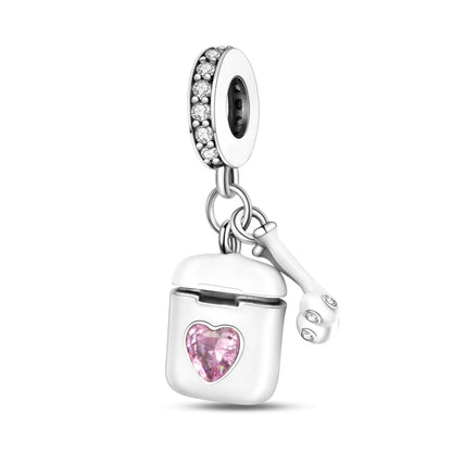 Silver Plated Travel Sunflower Lucky Charms Dangle Pendant Fit Original Pandora Bracelet DIY KTC187