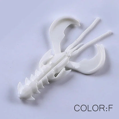 65mm 10pcs Lobster Soft Lure Bionic Shrimp Fishing Bait F