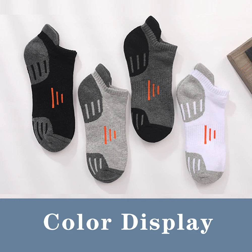 6 Pairs Unisex Terry Sole Running Socks Thick Cotton
